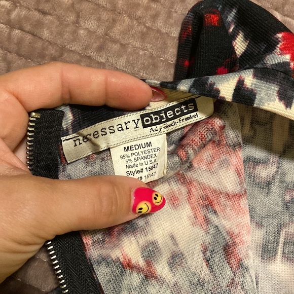 Worn twice. Necessary objects crop top. Small - Picture 3 of 3